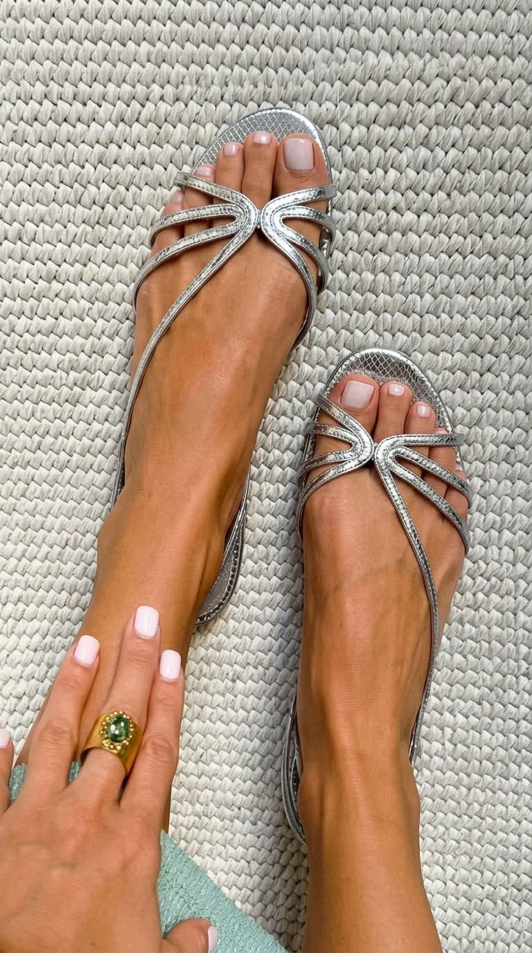 Selora | Golden Sandals Winter Essence