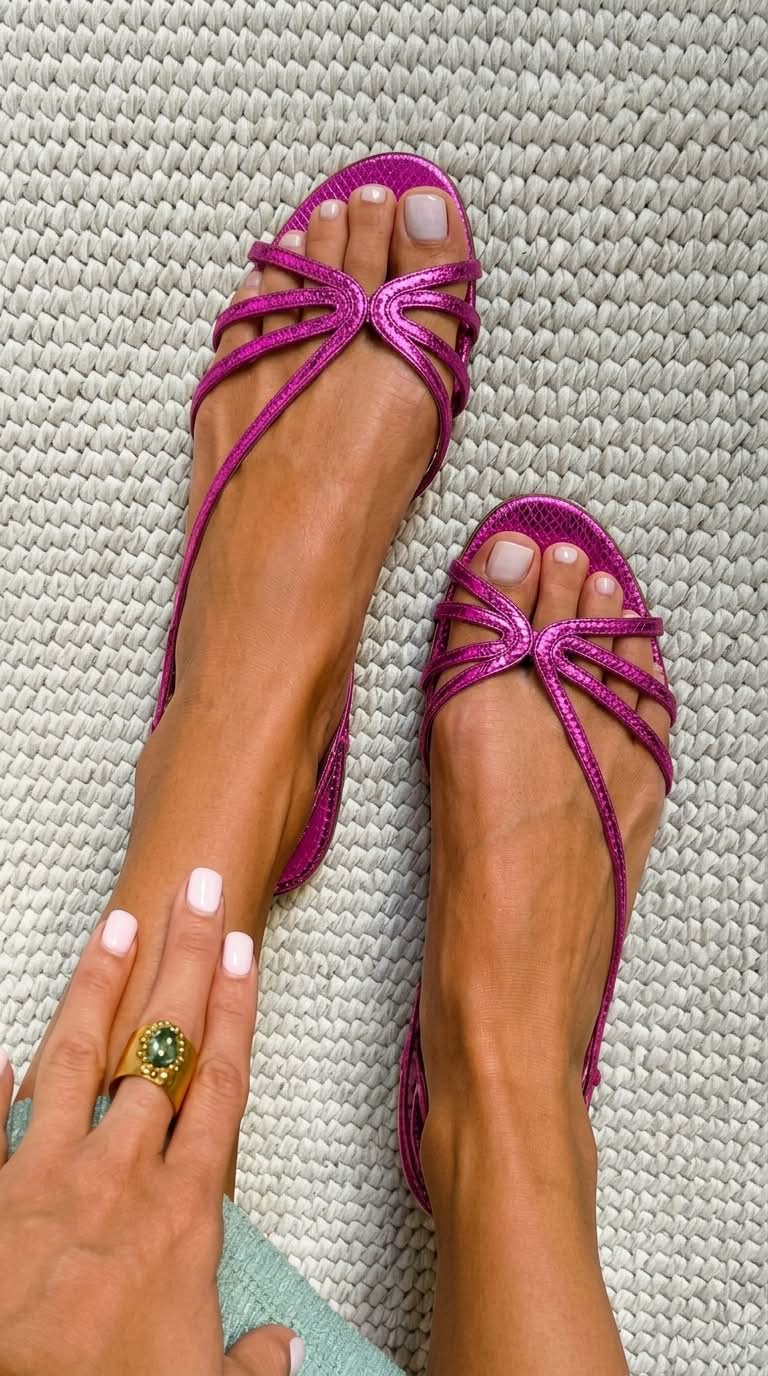 Selora | Golden Sandals Winter Essence