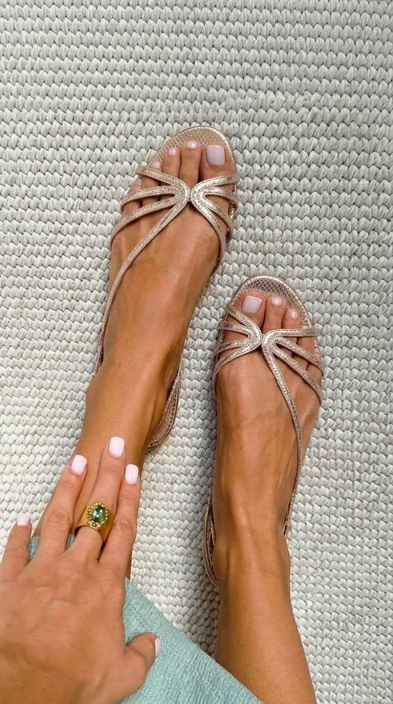 Selora | Golden Sandals Winter Essence