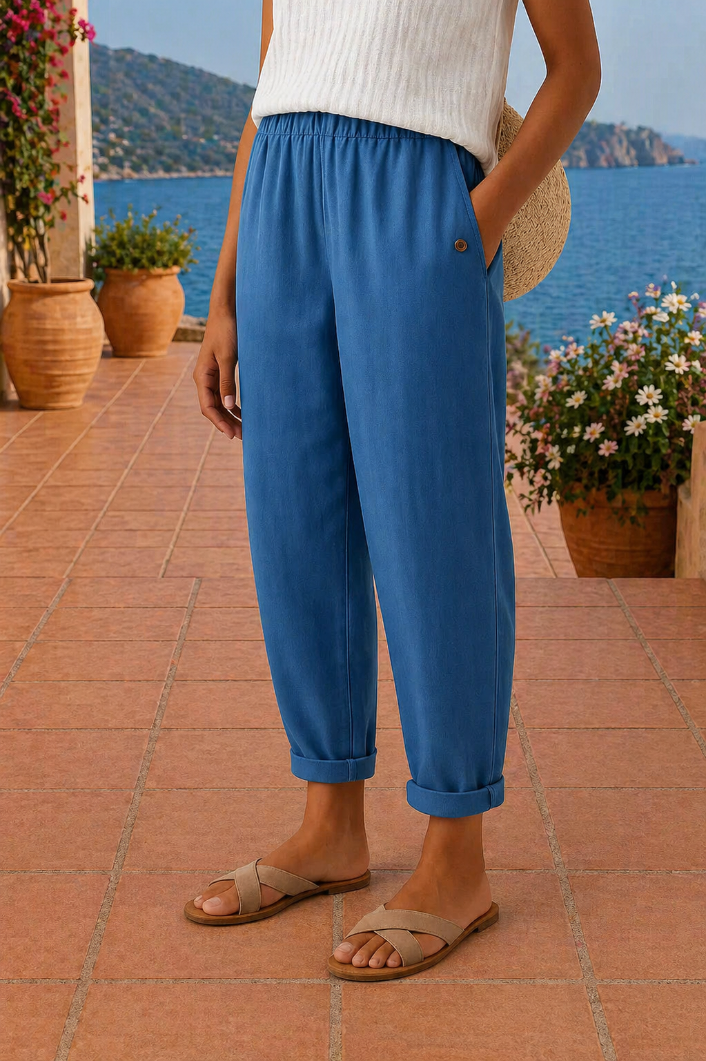 Elara | Airy Linen Pants