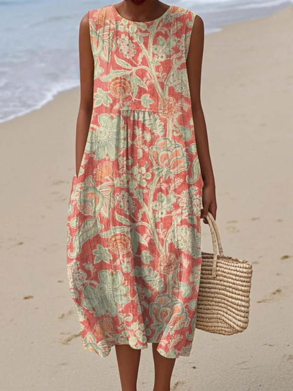 Lily™ | Floral Midi Dress