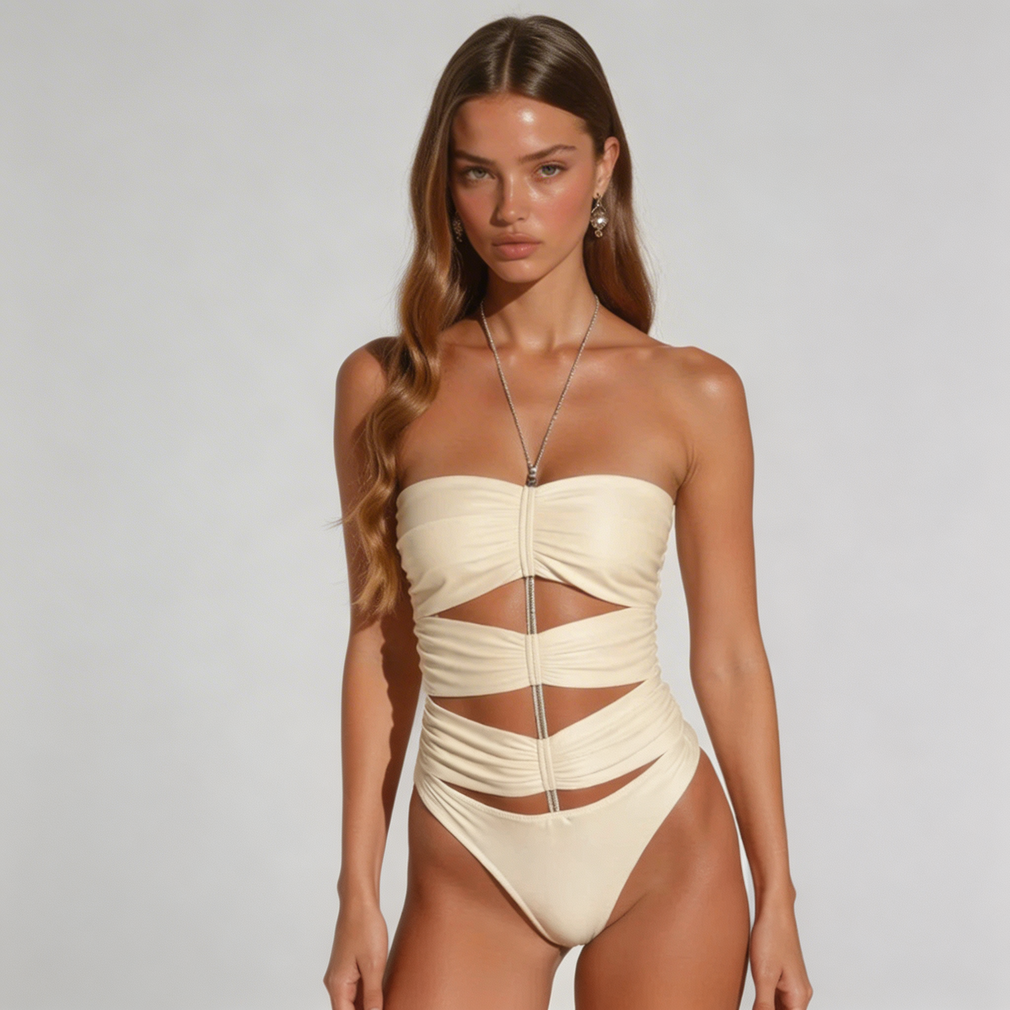 Kim's | WOMEN'S ONE-PIECE SWIMSUIT | CUTOUT | STRAPPY