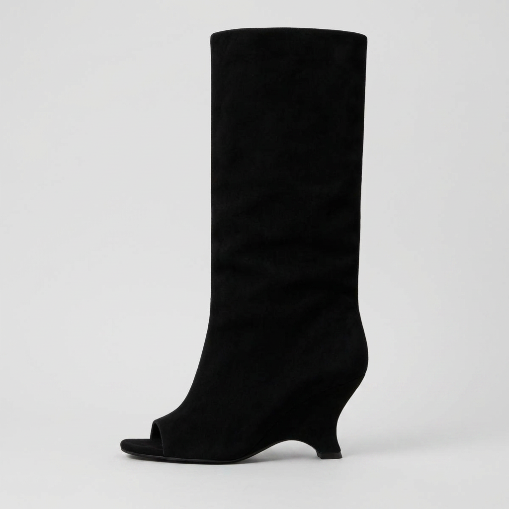 Kim's | WOMEN'S BOOTS | PEEP TOE | SUEDE