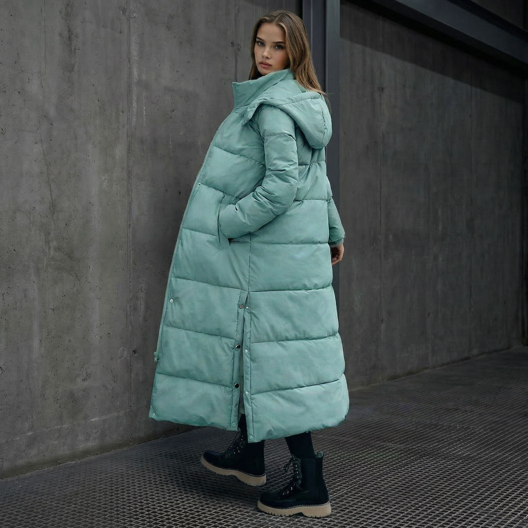 KIM'S | WOMEN'S PUFFER COAT | LONGLINE | QUILTED