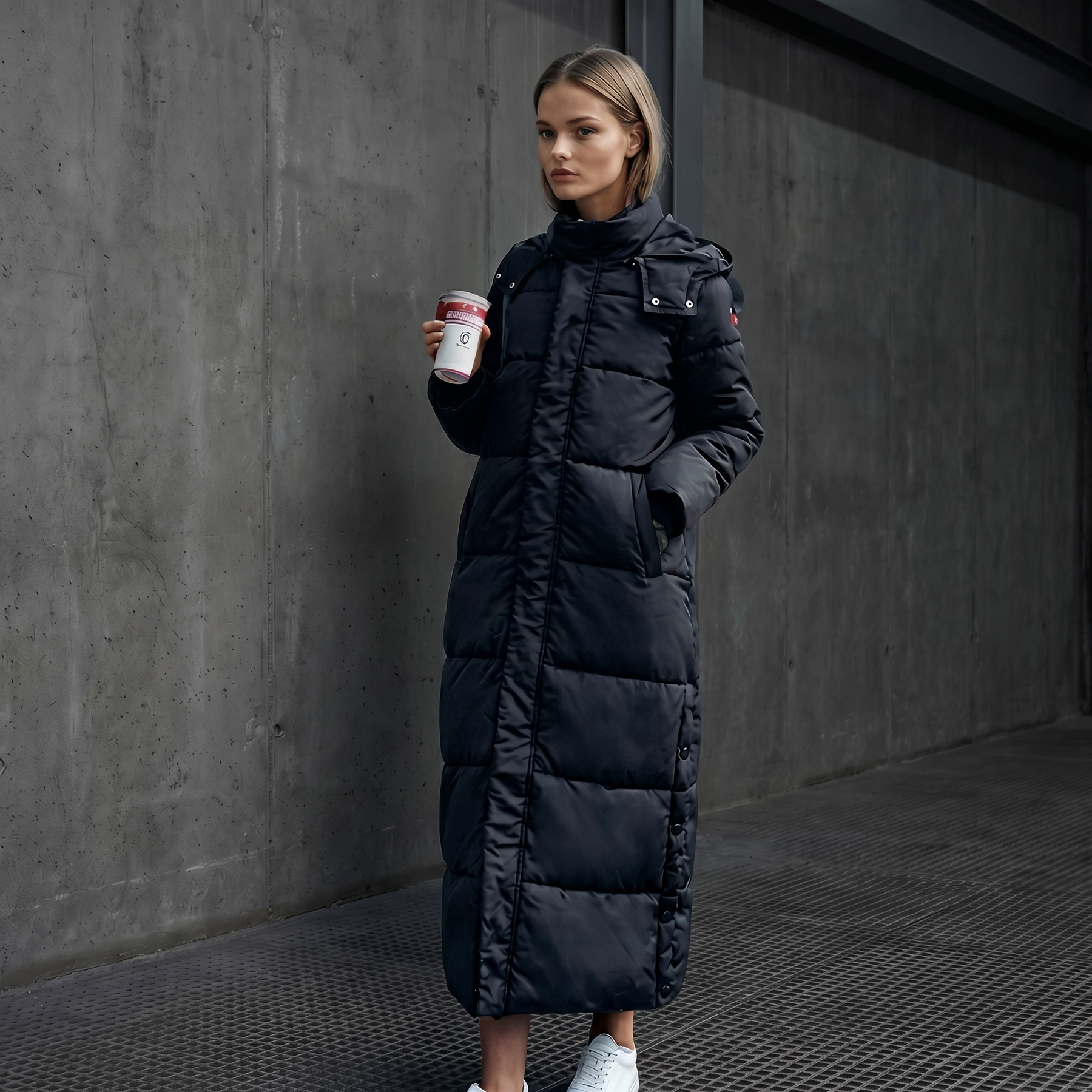 KIM'S | WOMEN'S PUFFER COAT | LONGLINE | QUILTED