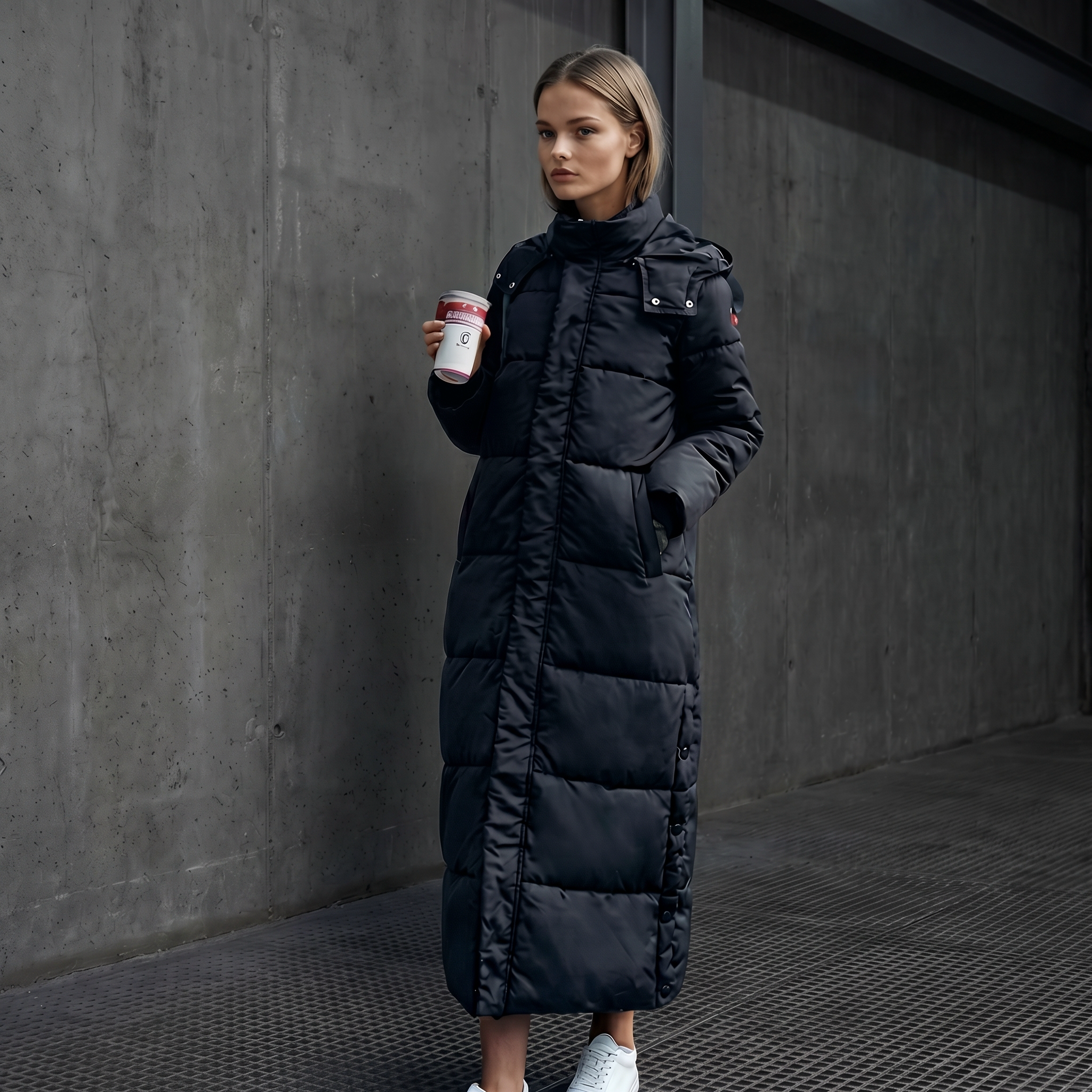 KIM'S | WOMEN'S PUFFER COAT | LONGLINE | QUILTED