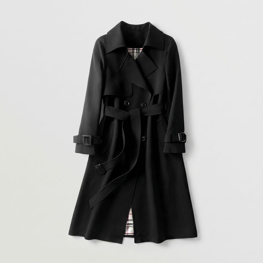 KIM'S | WOMEN'S TRENCH COAT | LONGLINE | BELTED