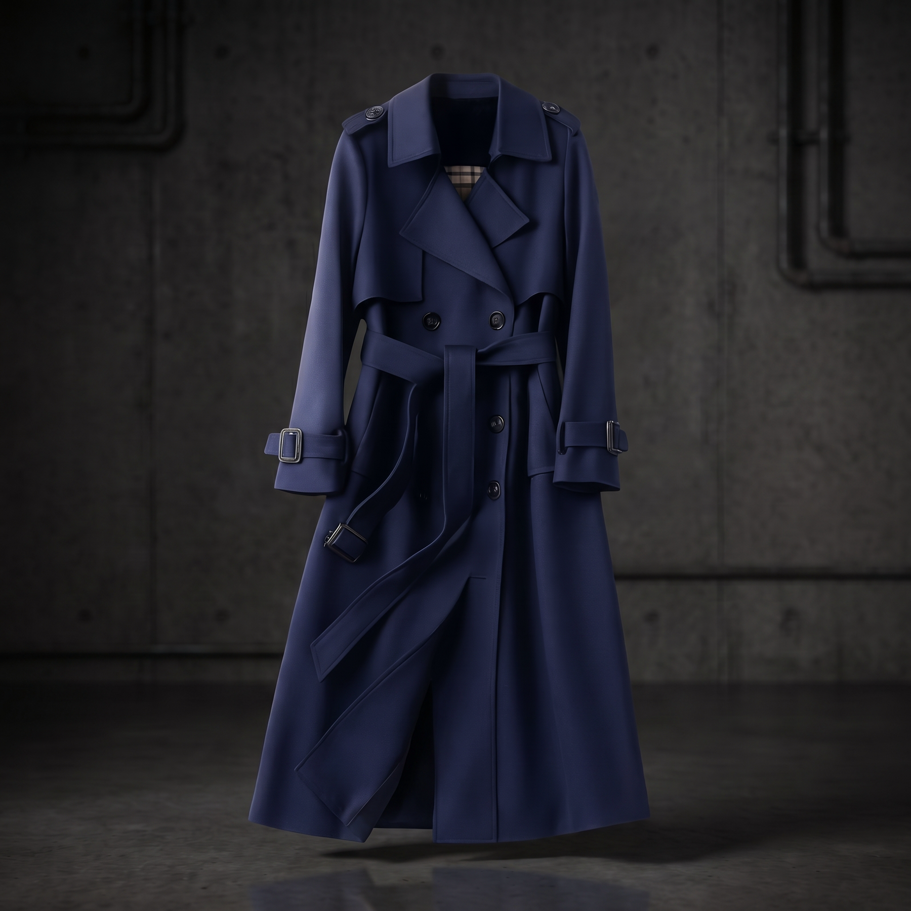 KIM'S | WOMEN'S TRENCH COAT | LONGLINE | BELTED