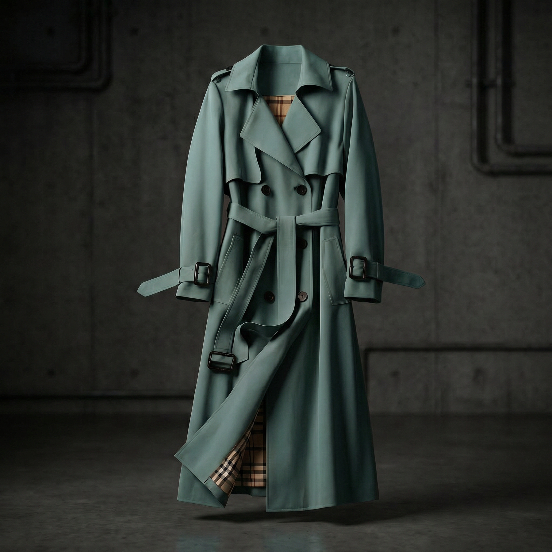 KIM'S | WOMEN'S TRENCH COAT | LONGLINE | BELTED