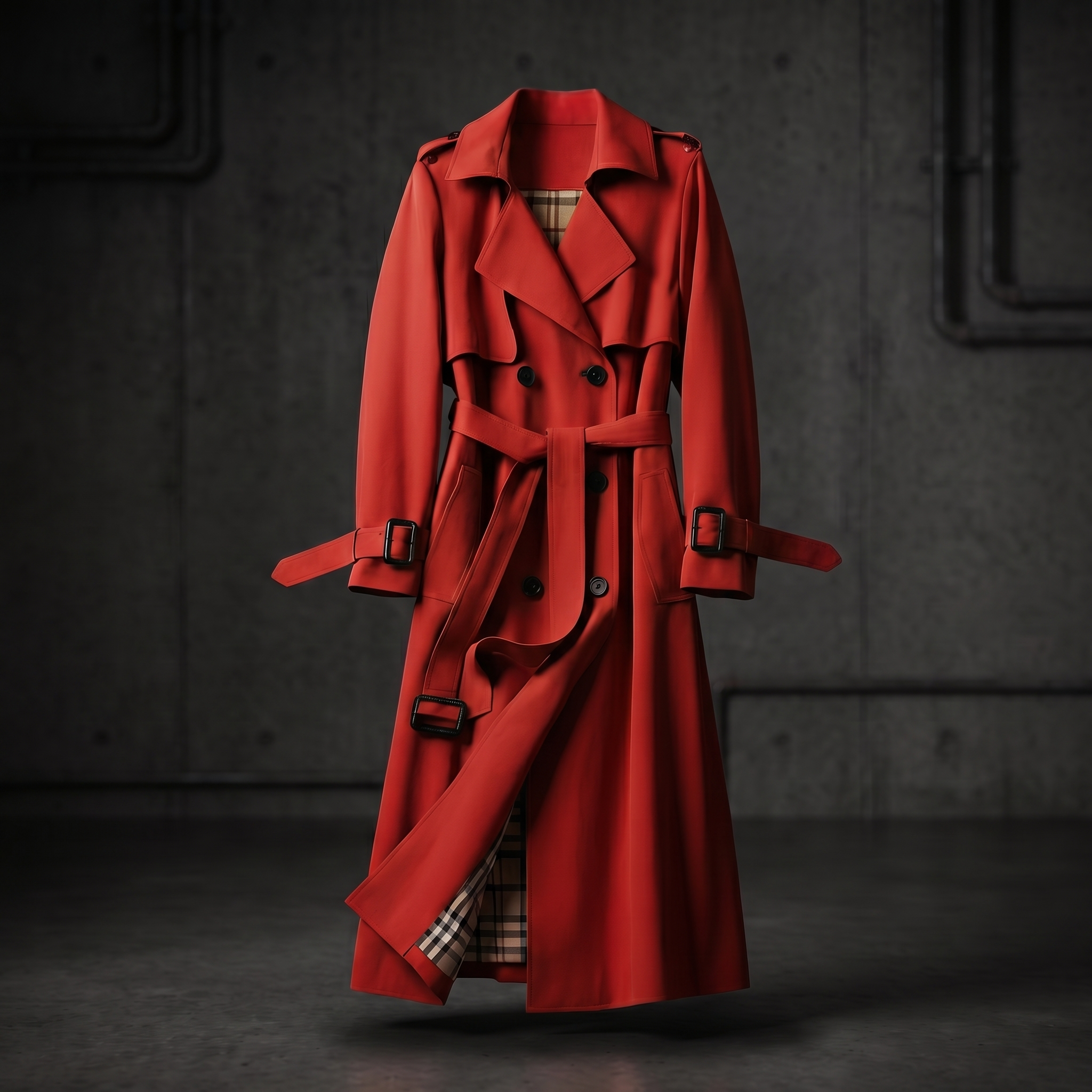 KIM'S | WOMEN'S TRENCH COAT | LONGLINE | BELTED
