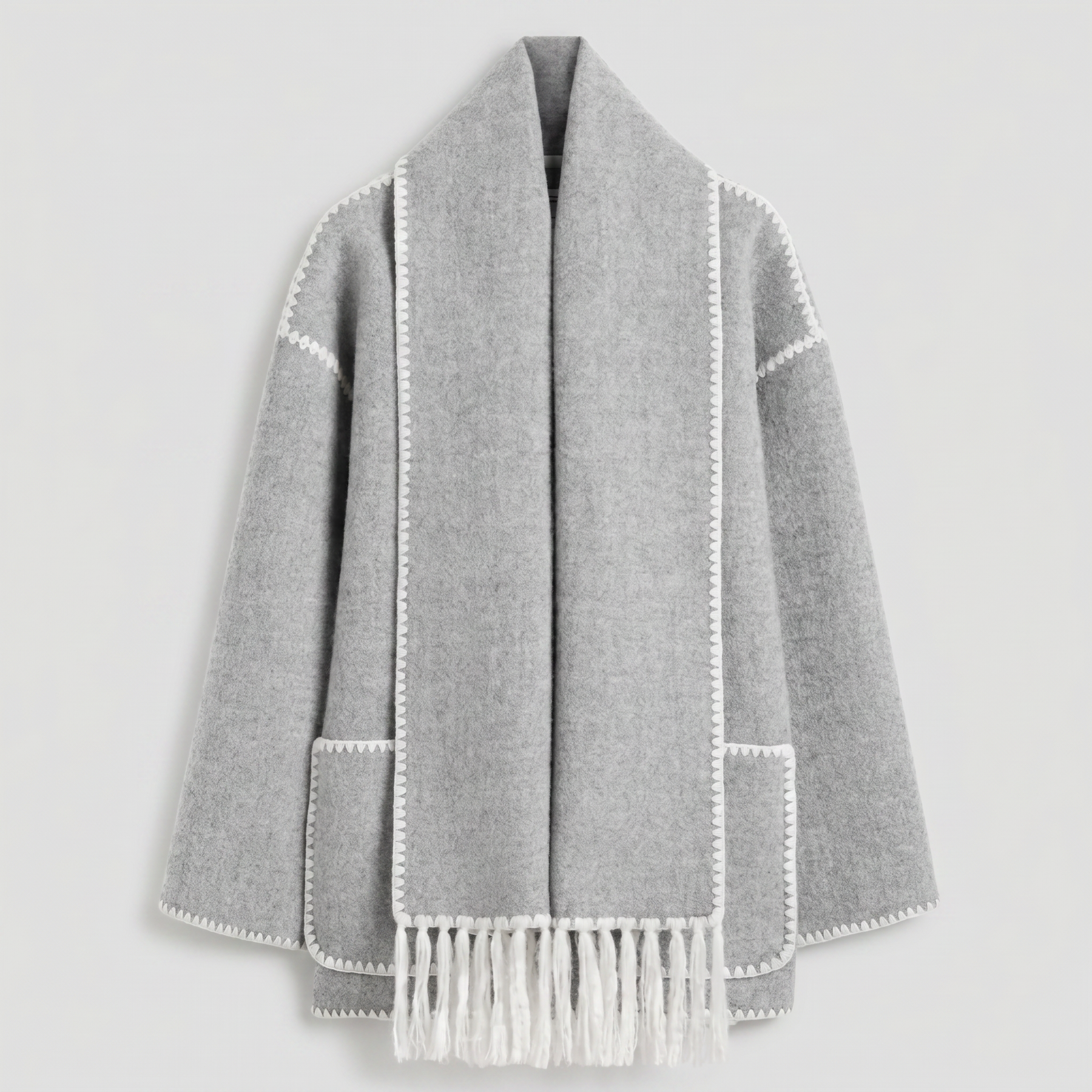 KIM'S | WOMEN'S COAT | LONGLINE | SCARF DETAIL