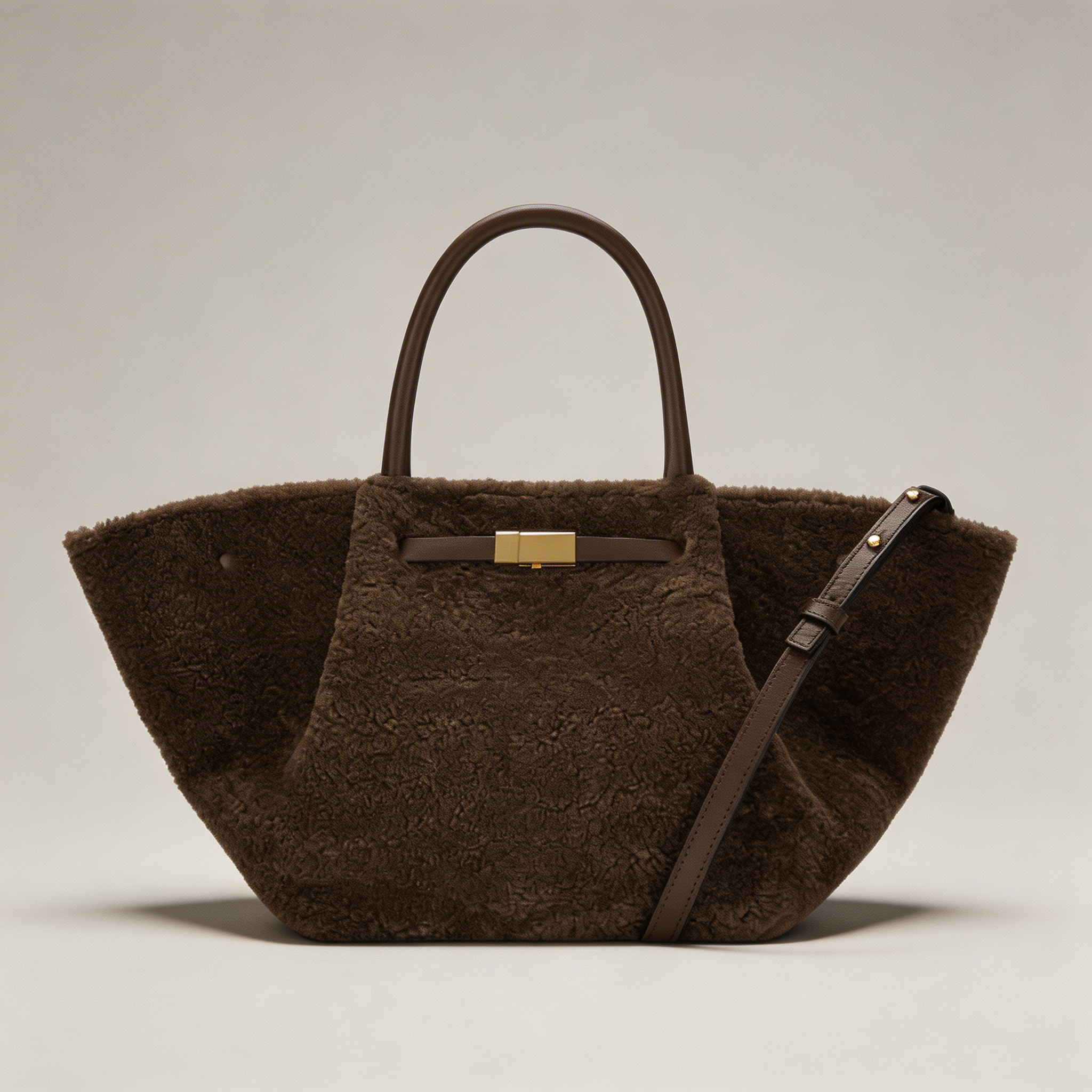 Kim's | WOMEN'S TOTE BAG | SHEARLING | STRUCTURED