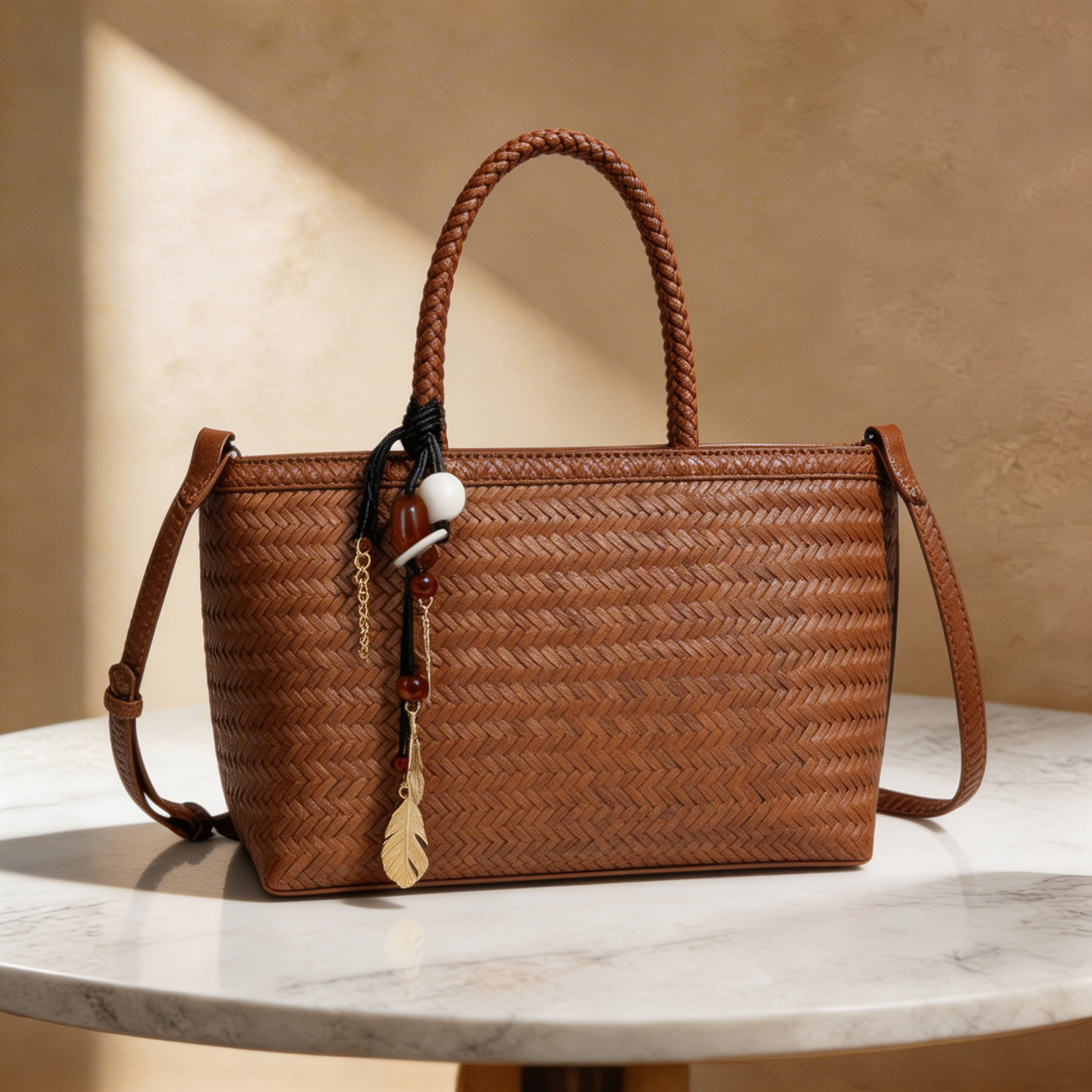 Kim's | WOMEN'S TOTE BAG | BRAIDED | MEDIUM