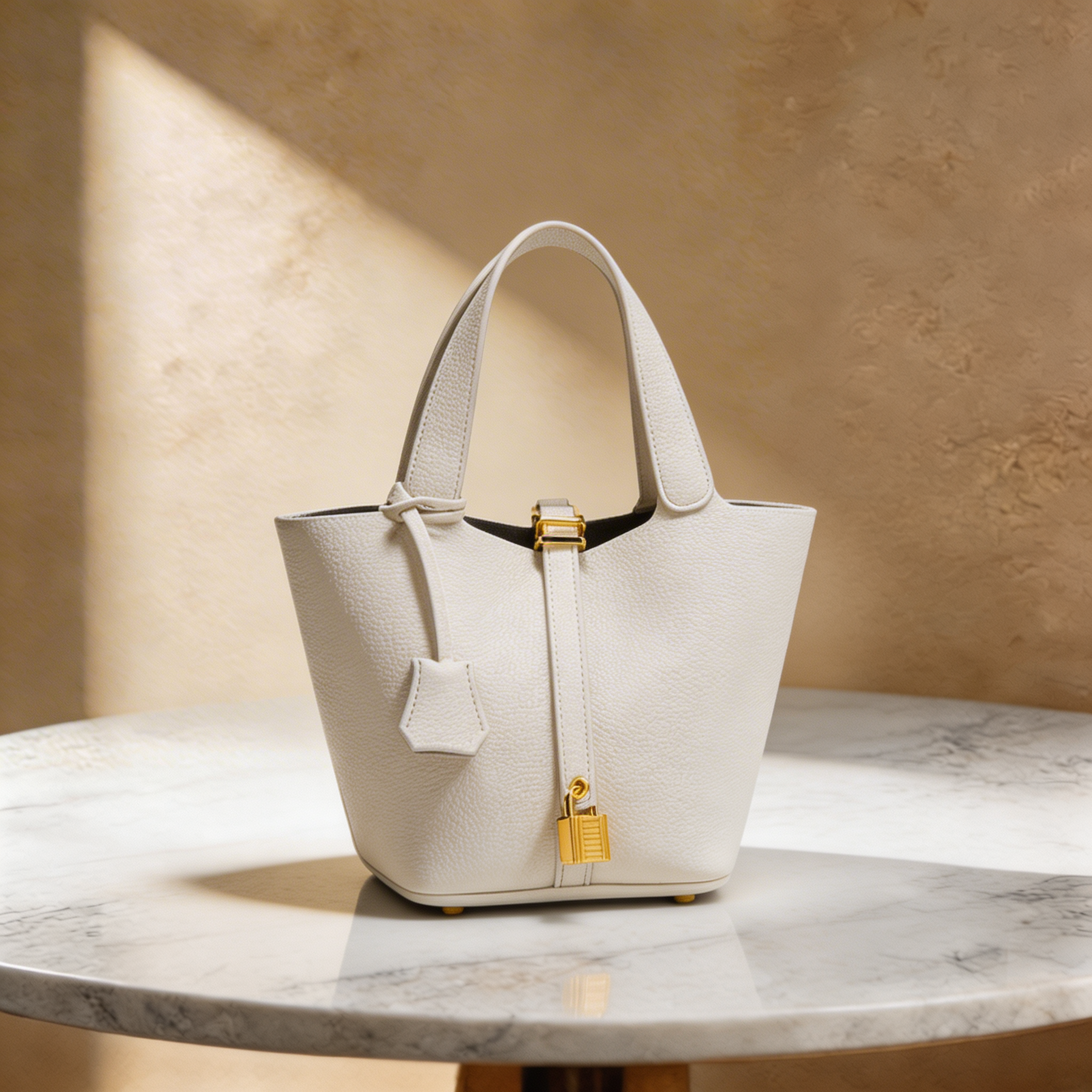 Kim's | WOMEN'S TOTE BAG | LEATHER | LOCK DETAIL