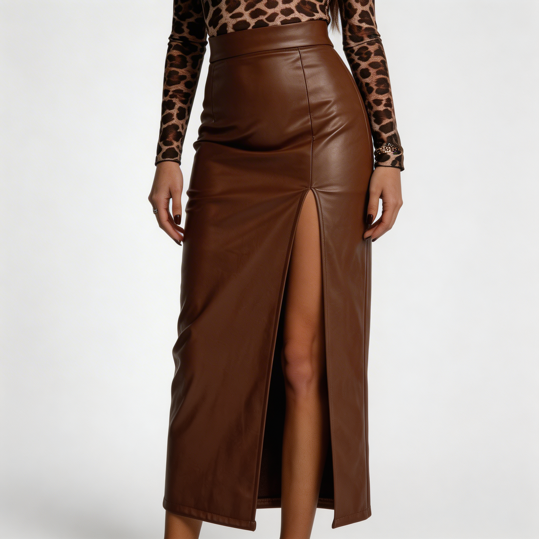 Kim's | WOMEN'S SKIRT | MIDI | FRONT SLIT
