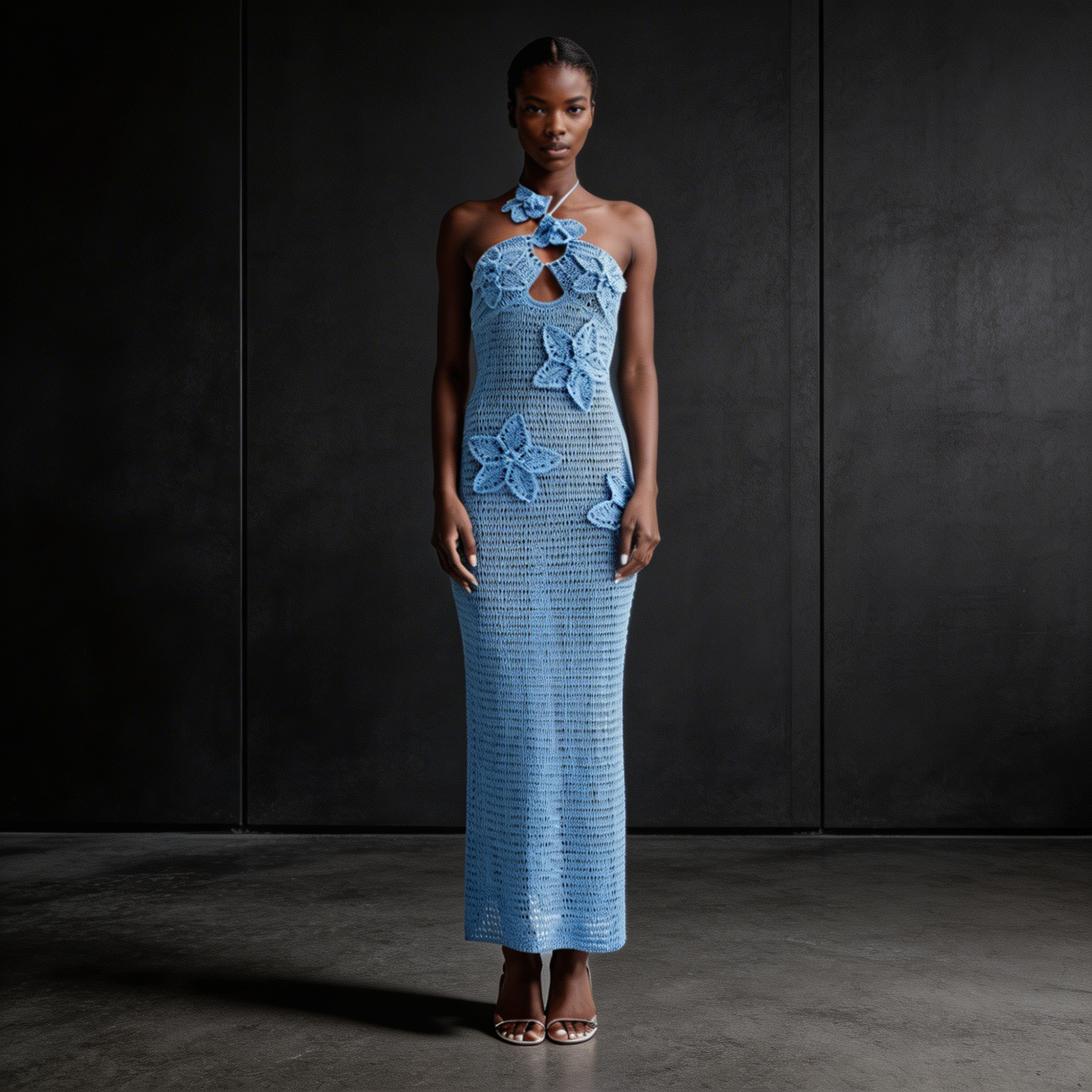 Kim's | WOMEN'S DRESS | MAXI | CROCHET HALTER