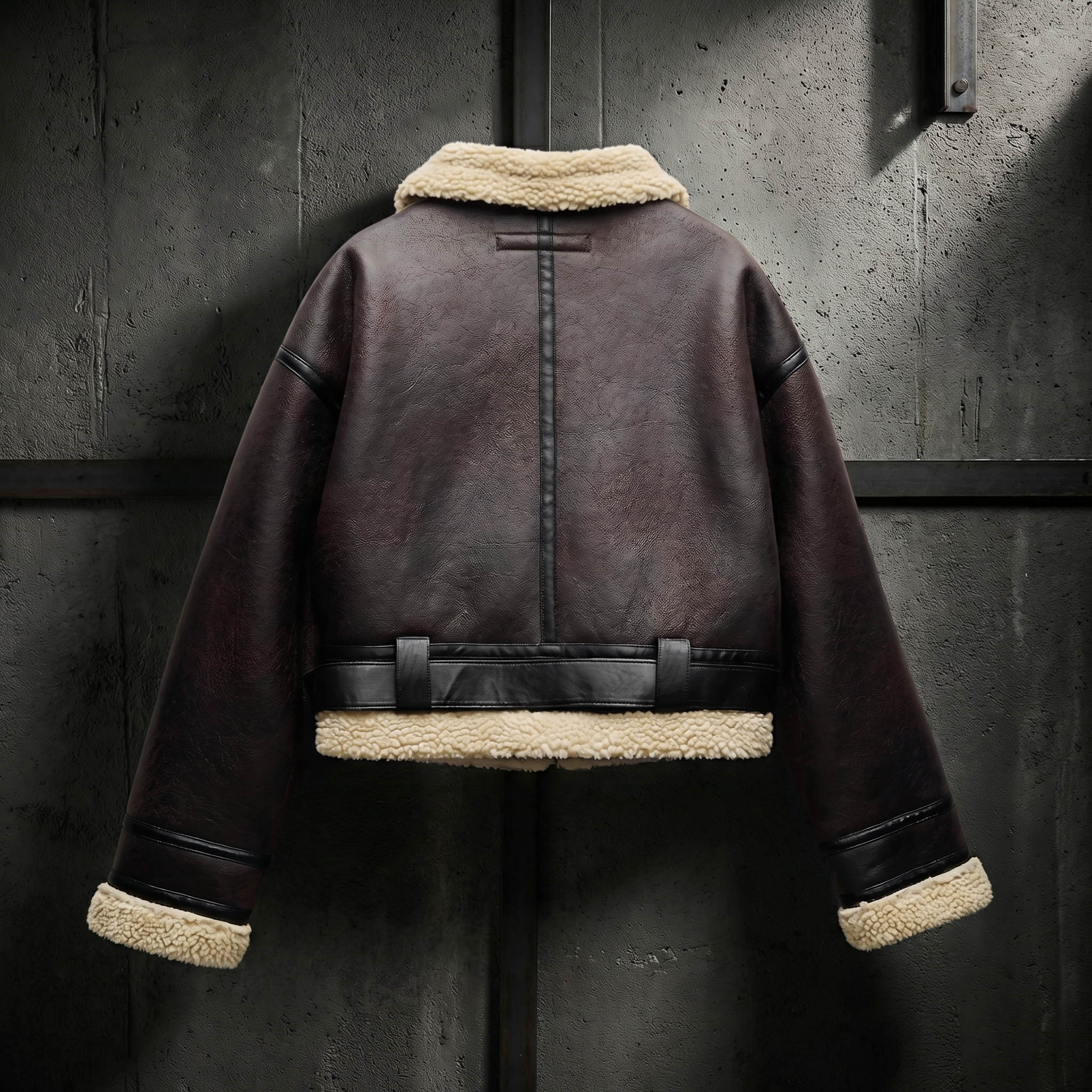 KIM'S | WOMEN'S AVIATOR JACKET | SHEARLING STYLE | PANELLED