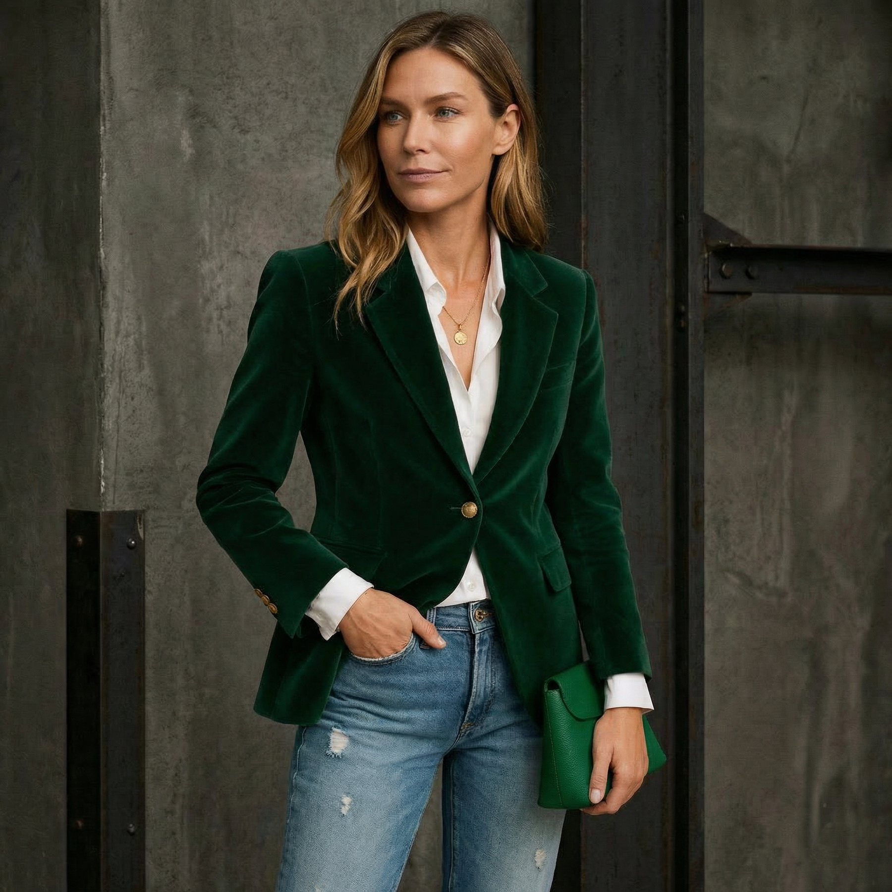 KIM'S | WOMEN'S BLAZER | BUTTON FRONT | EVENING