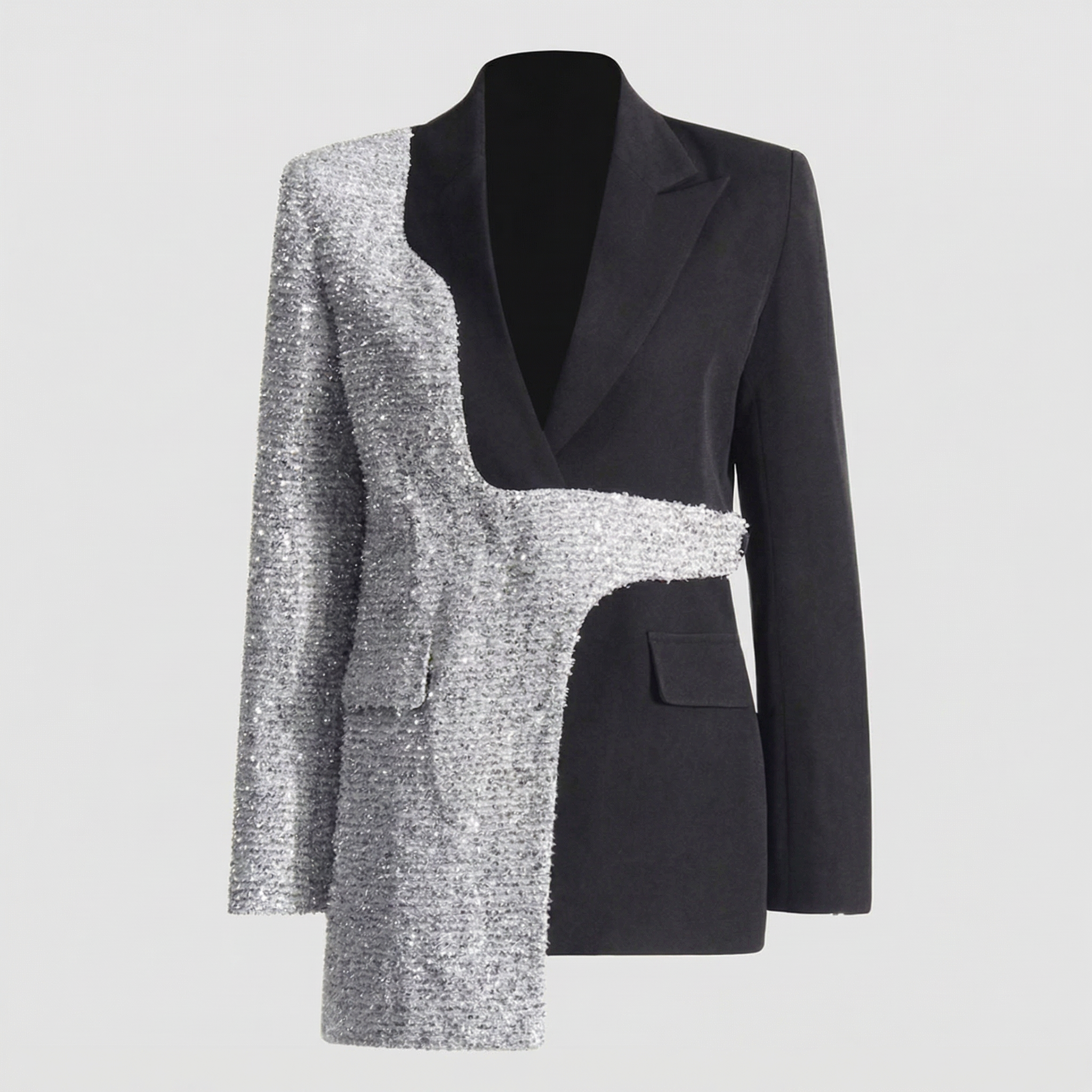 KIM'S | WOMEN'S BLAZER | CONTRAST PANEL | LAPEL