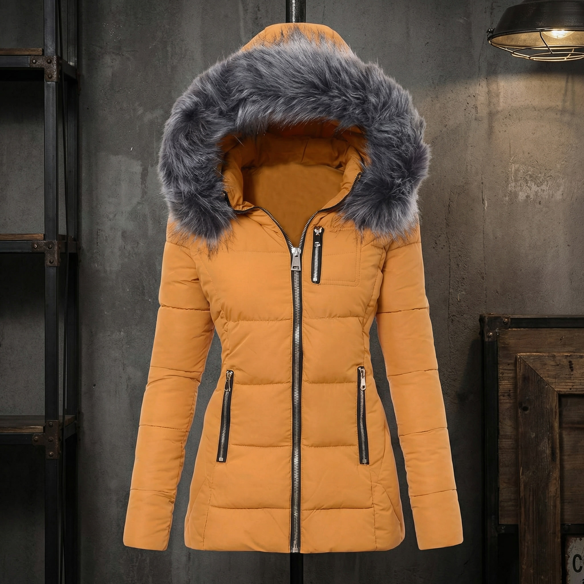 KIM'S | WOMEN'S PUFFER JACKET | HOODED | QUILTED