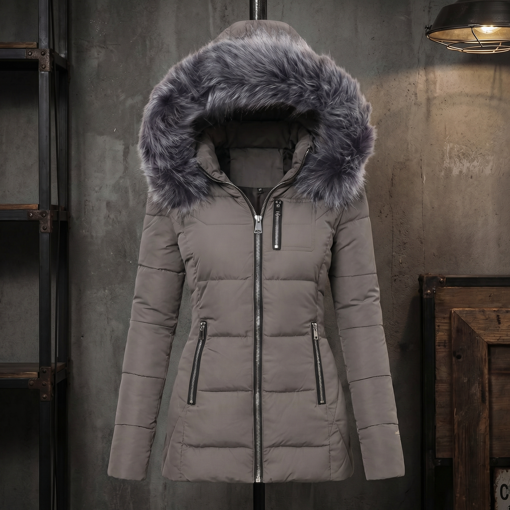 KIM'S | WOMEN'S PUFFER JACKET | HOODED | QUILTED