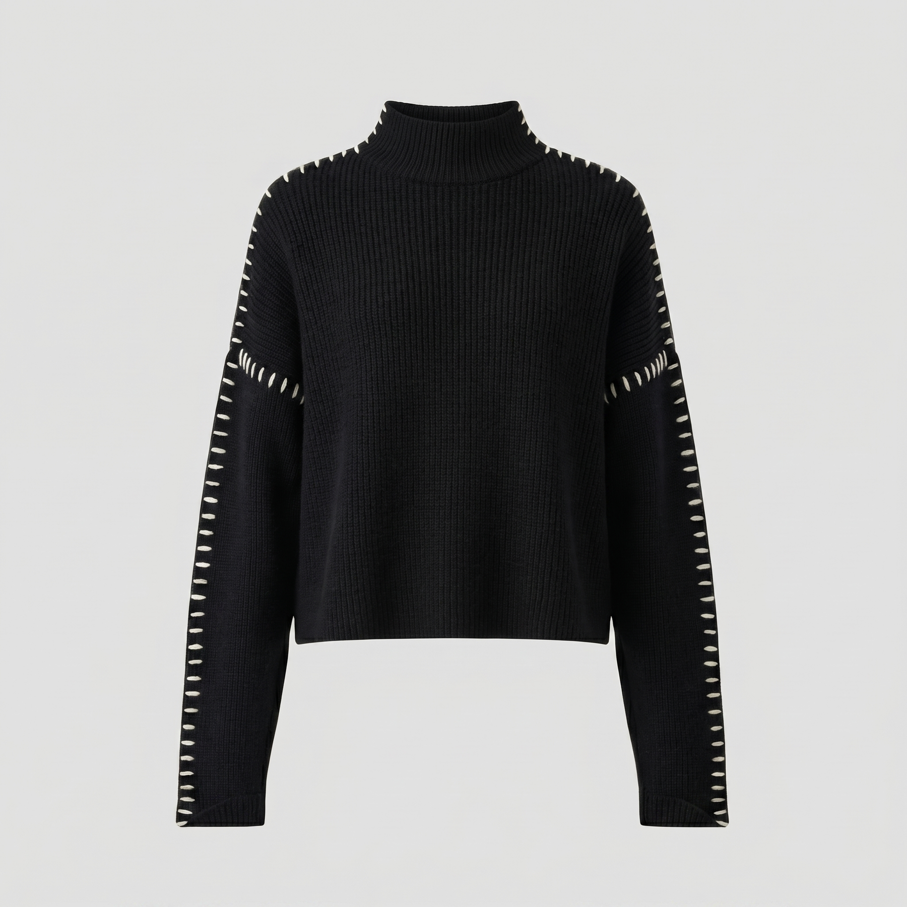 KIM'S | WOMEN'S SWEATER | RIBBED | STITCH DETAIL
