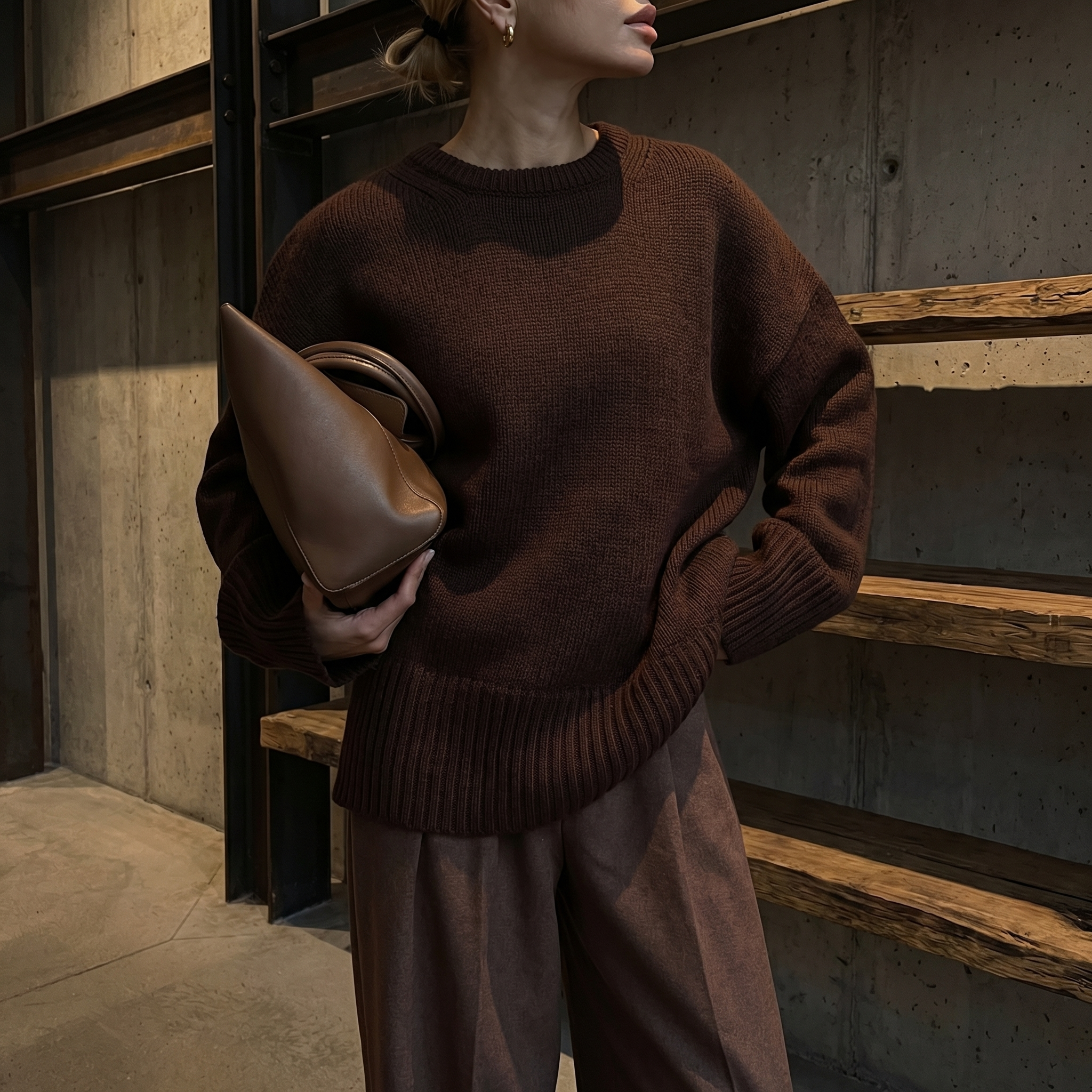 KIM'S | WOMEN'S SWEATER | DROPPED SHOULDER | OVERSIZED
