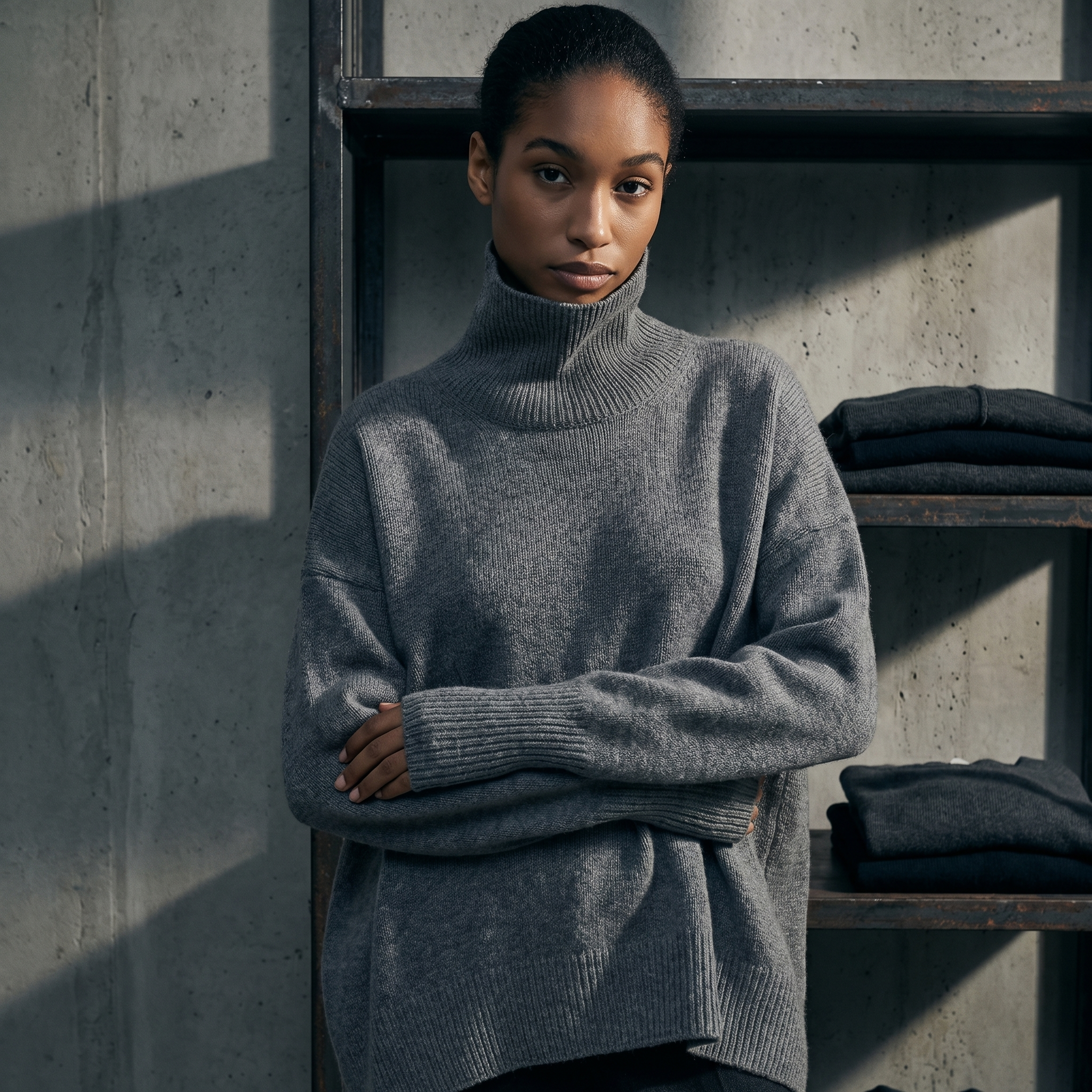 KIM'S | WOMEN'S SWEATER | TURTLENECK | OVERSIZED