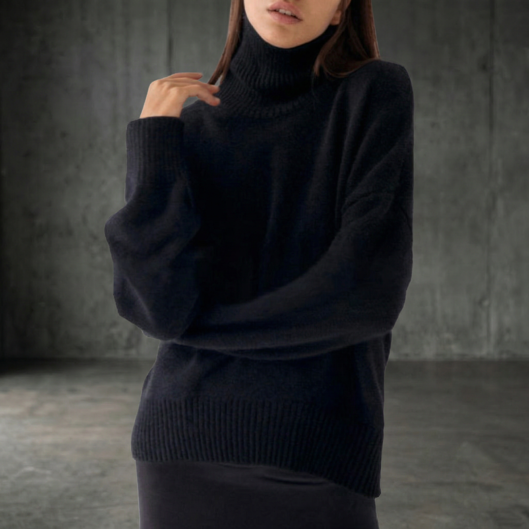 KIM'S | WOMEN'S SWEATER | TURTLENECK | OVERSIZED