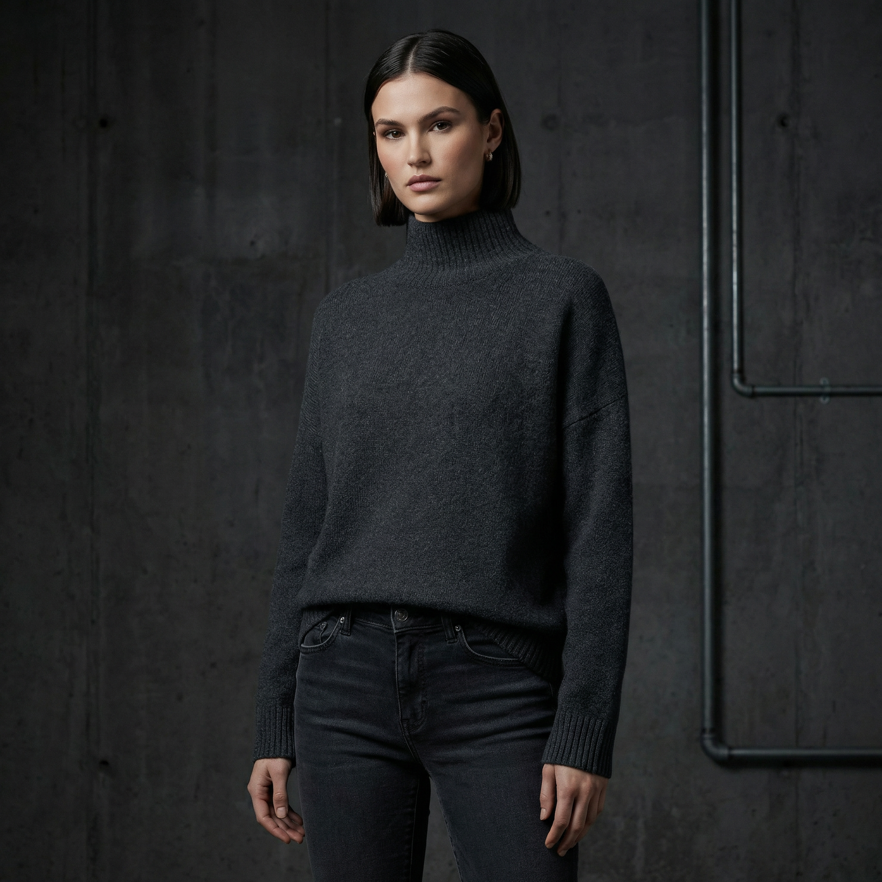 KIM'S | WOMEN'S SWEATER | TURTLENECK | LONG SLEEVE