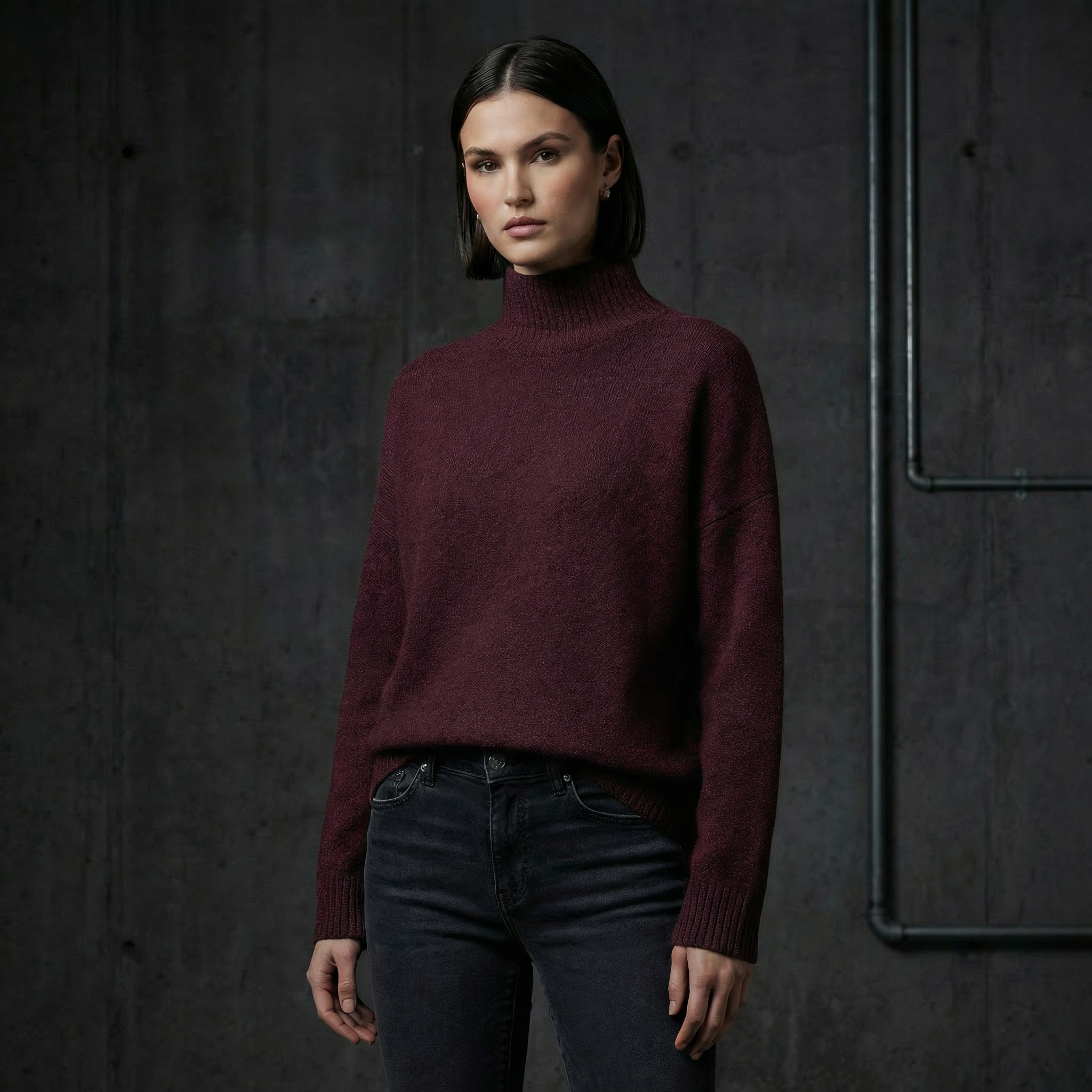 KIM'S | WOMEN'S SWEATER | TURTLENECK | LONG SLEEVE