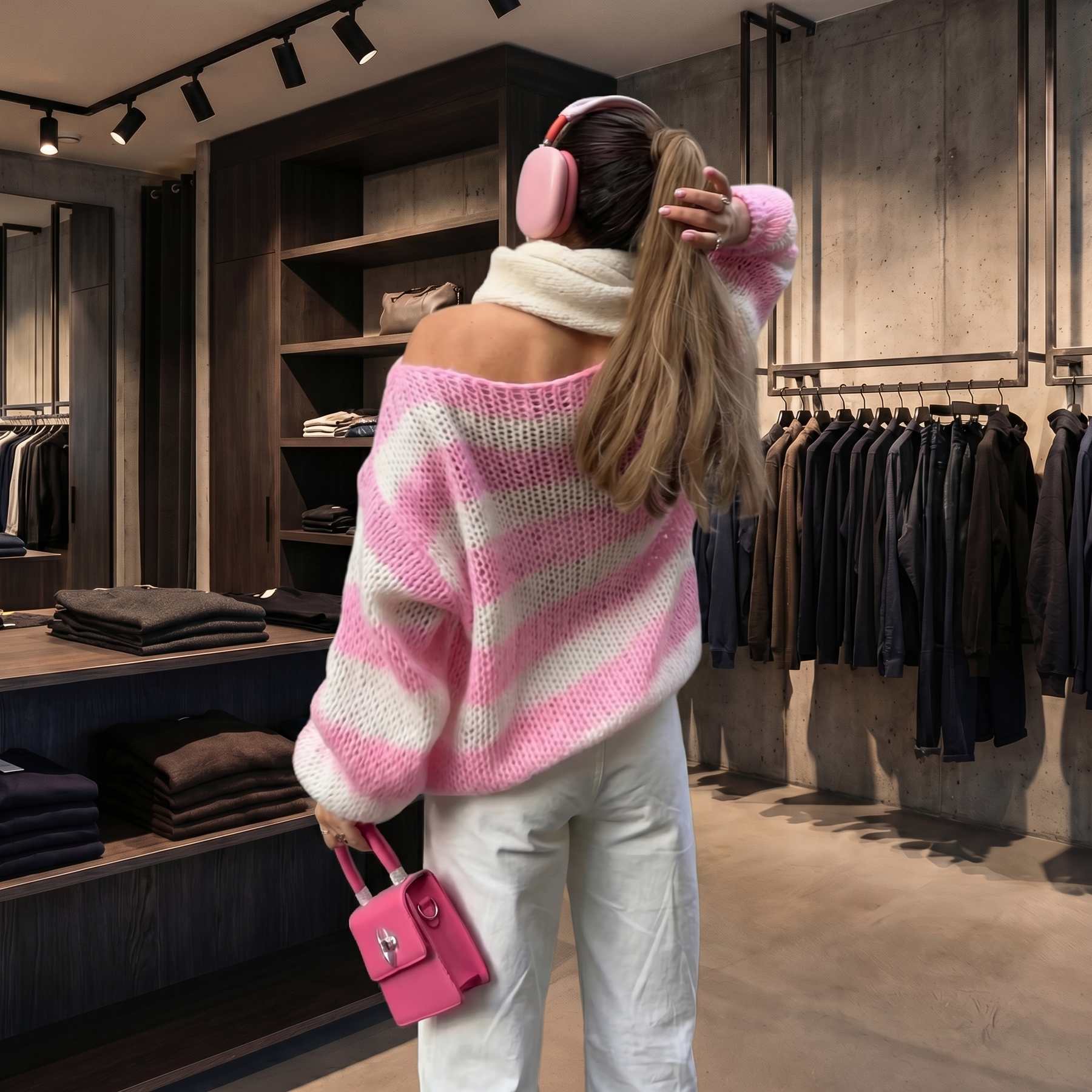 KIM'S | WOMEN'S SWEATER | LONG SLEEVE | STRIPED