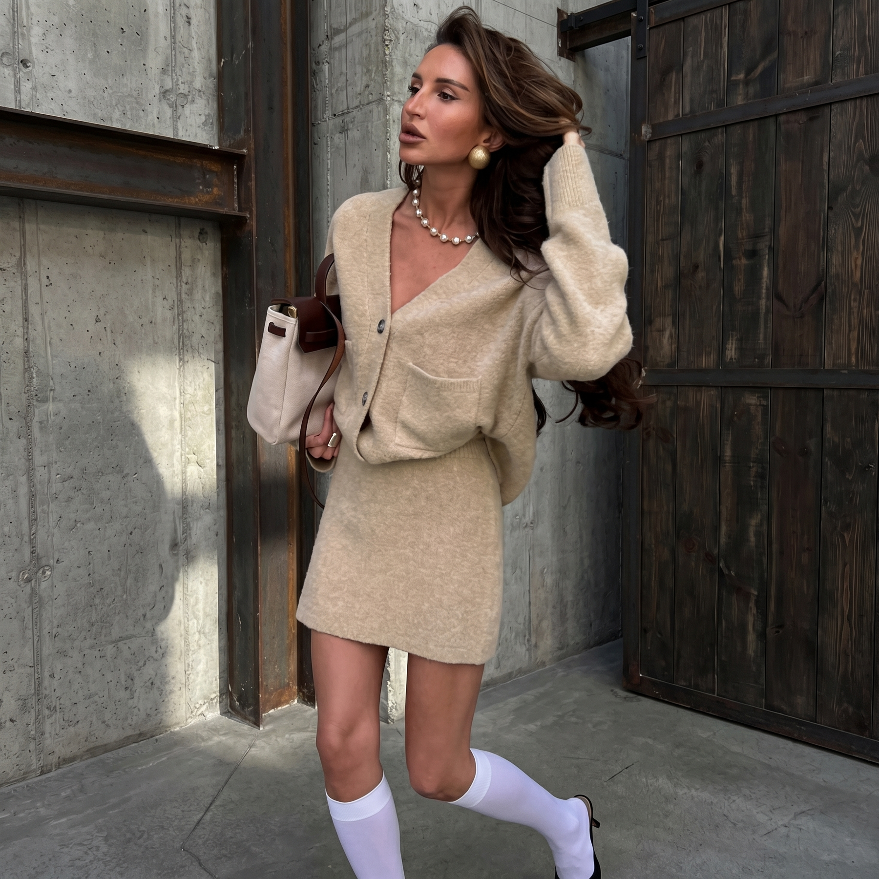 KIM'S | WOMEN'S SET | TWO PIECE | CARDIGAN MINI