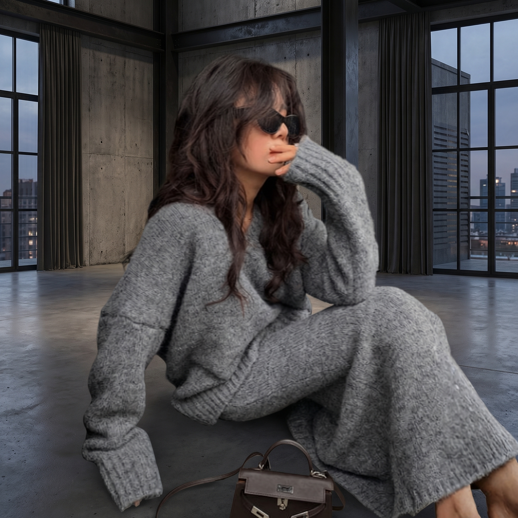 KIM'S | WOMEN'S SET | TWO PIECE | V NECK