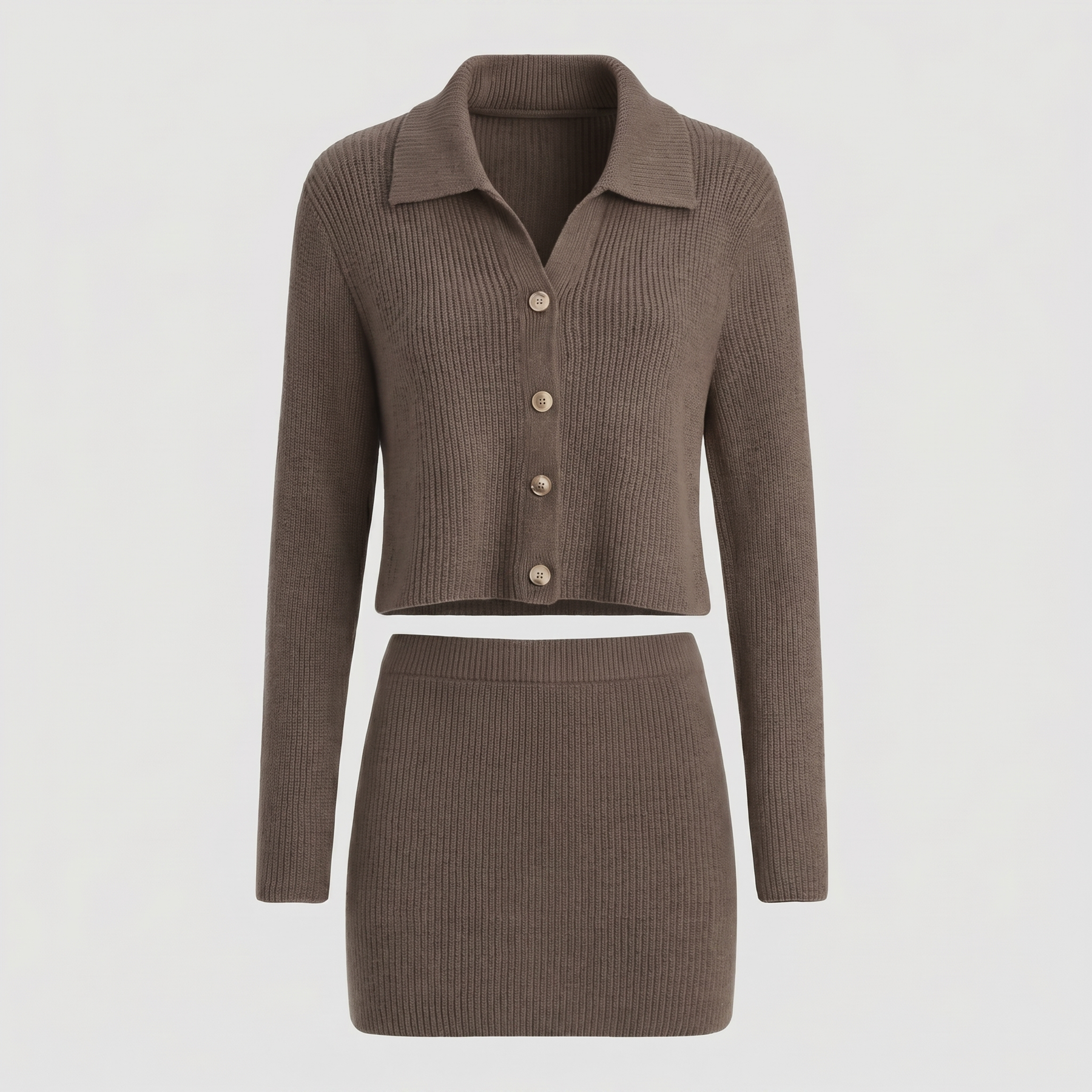 KIM'S | WOMEN'S SET | TWO PIECE | BROWN
