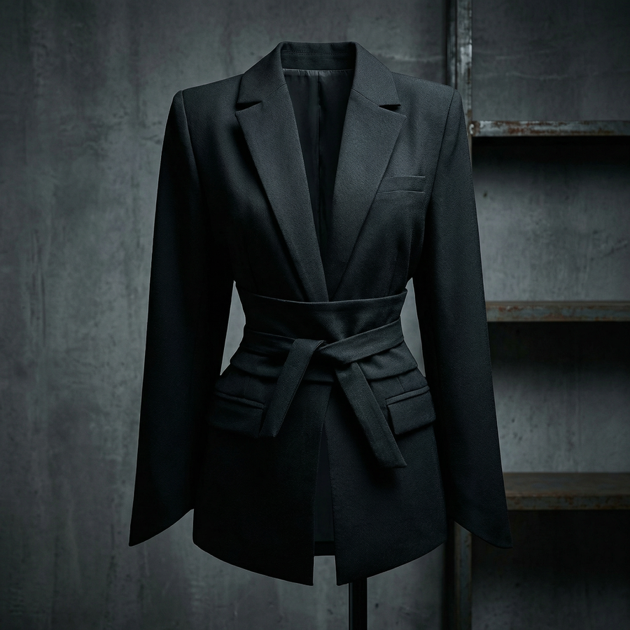 KIM'S | WOMEN'S BLAZER | BELTED | LAPEL