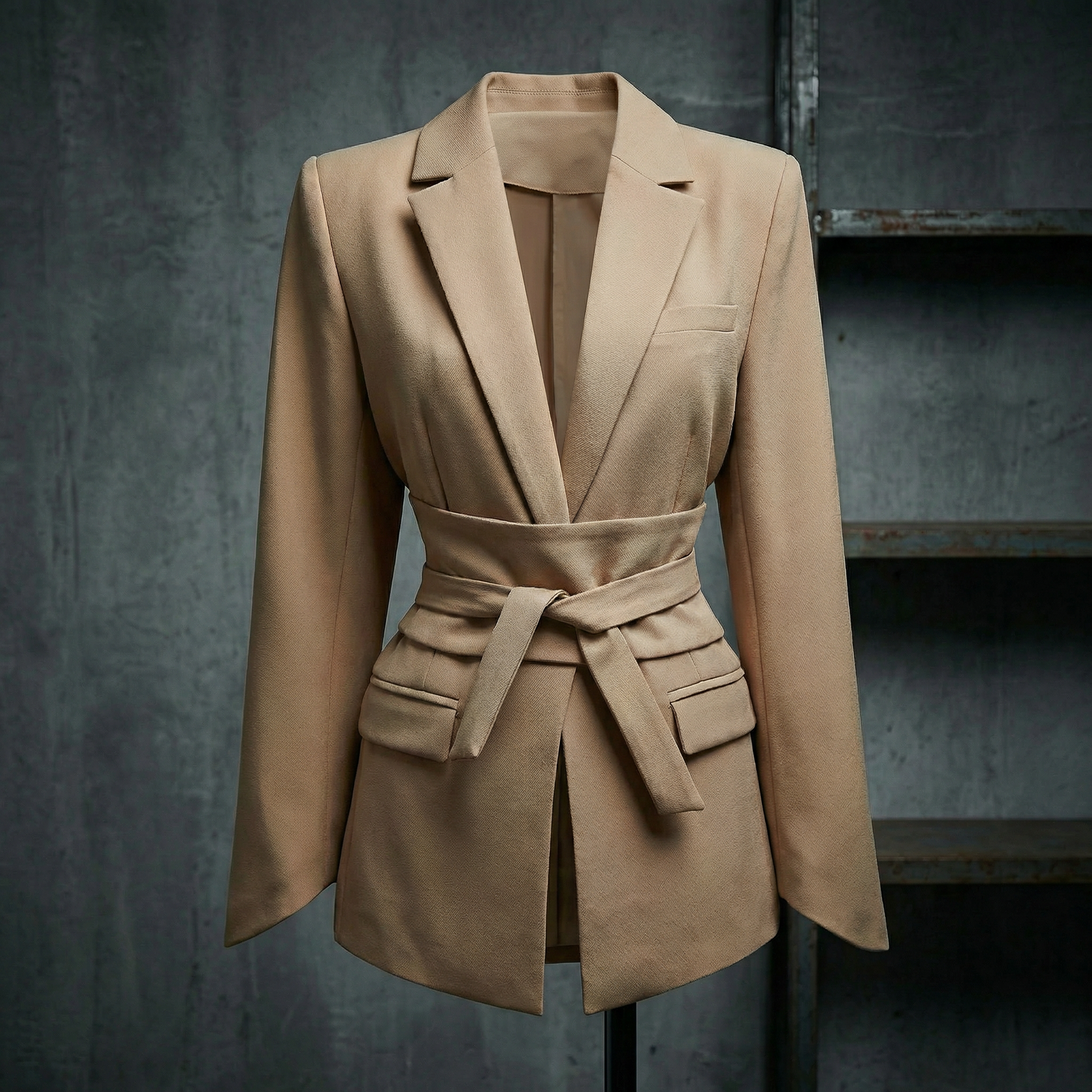 KIM'S | WOMEN'S BLAZER | BELTED | LAPEL