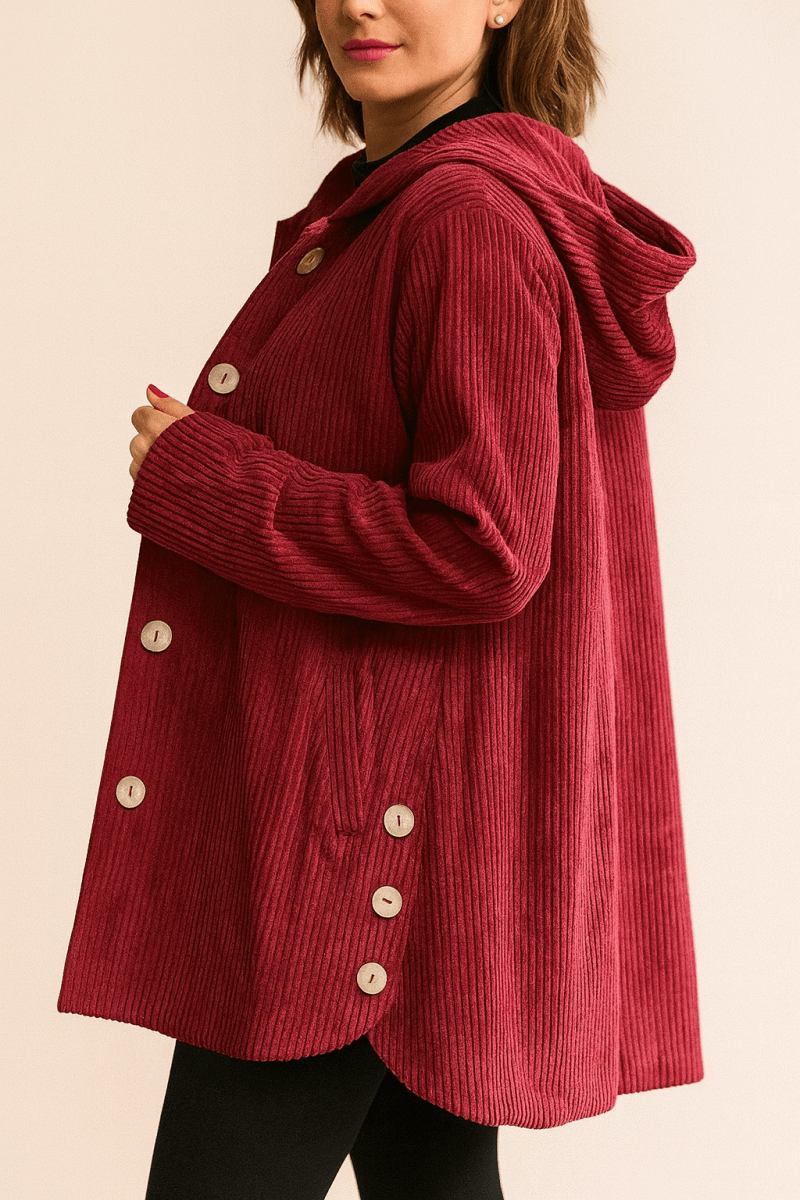 INDIE | CORDUROY HOODED JACKET