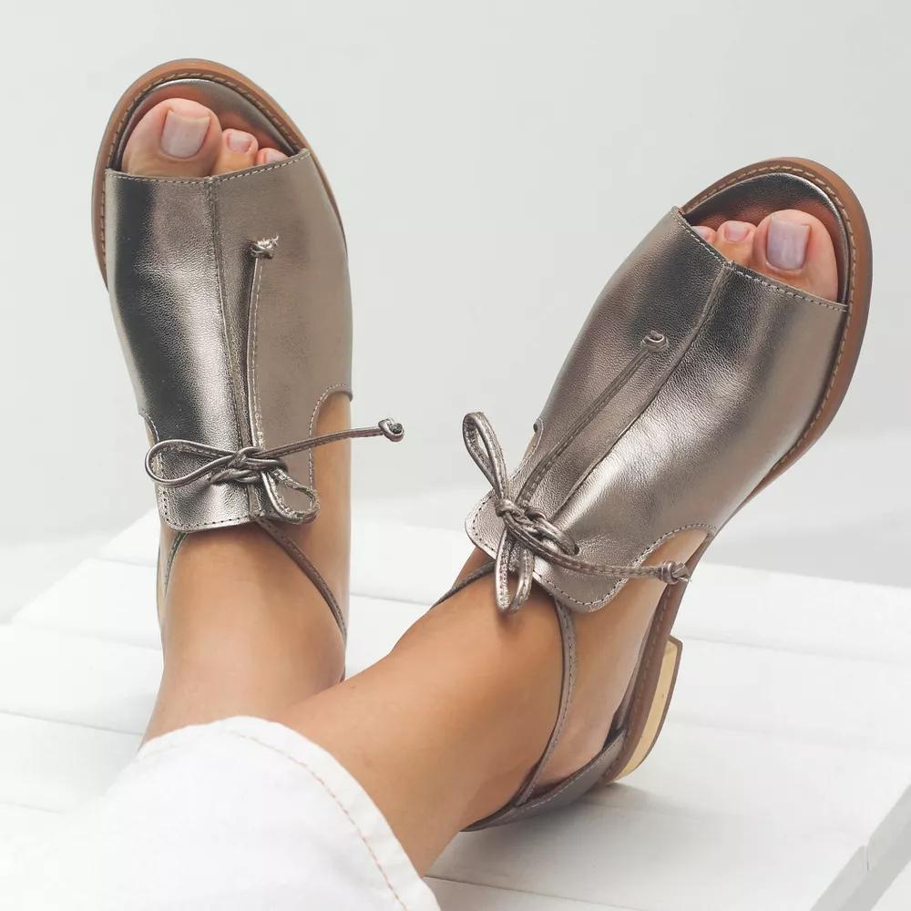 LILIANA™ | Elegant Strappy Leather Sandals
